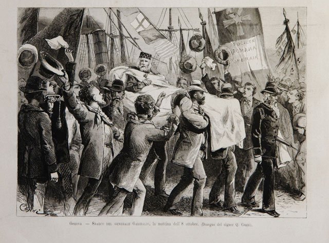 Genova / Sbarco del generale Garibaldi, la mattina dell’8 ottobre