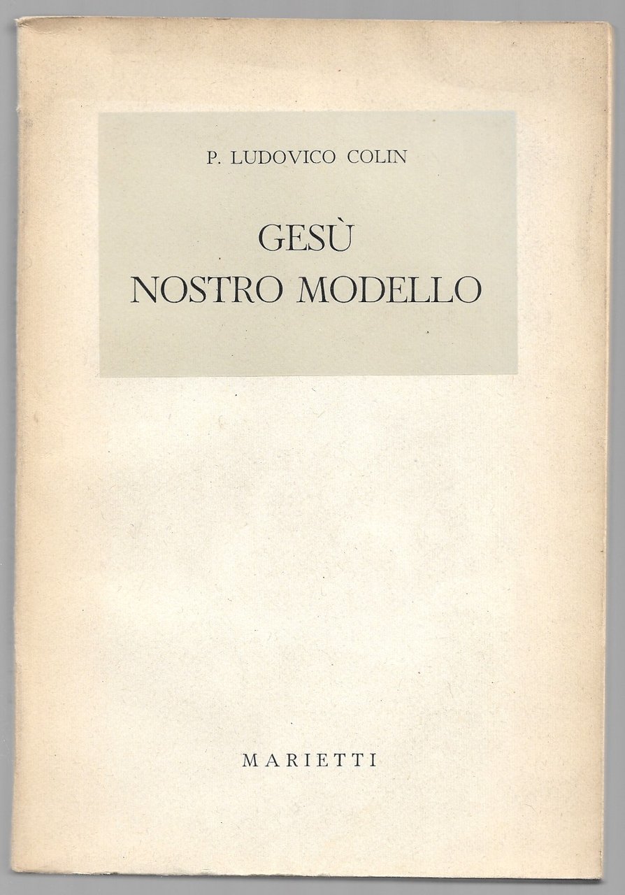 Gesù nostro modello