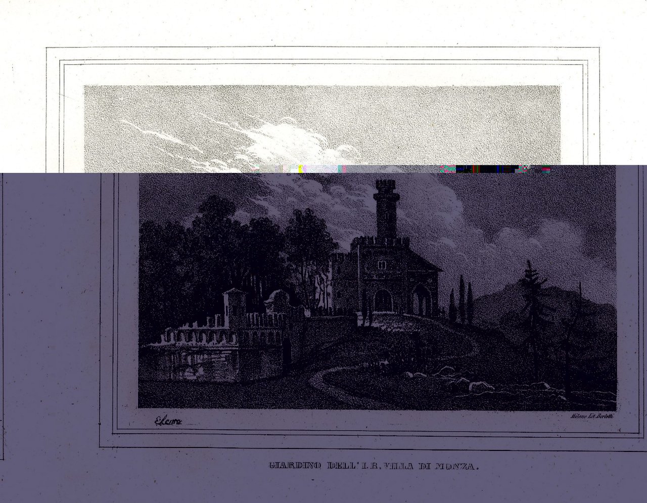 Giardino dell' I. R. Corte di Monza