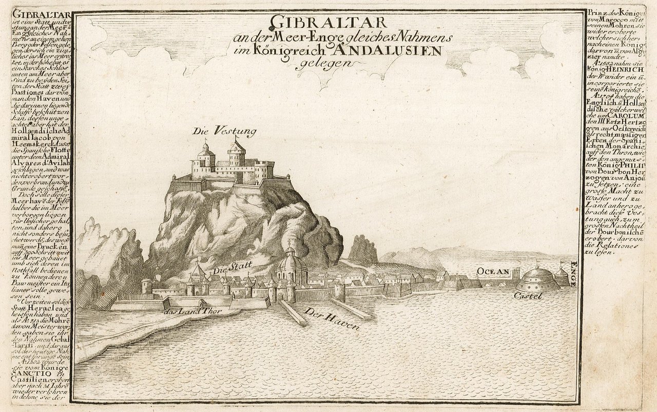 Gibraltar ander Meer-Enge .