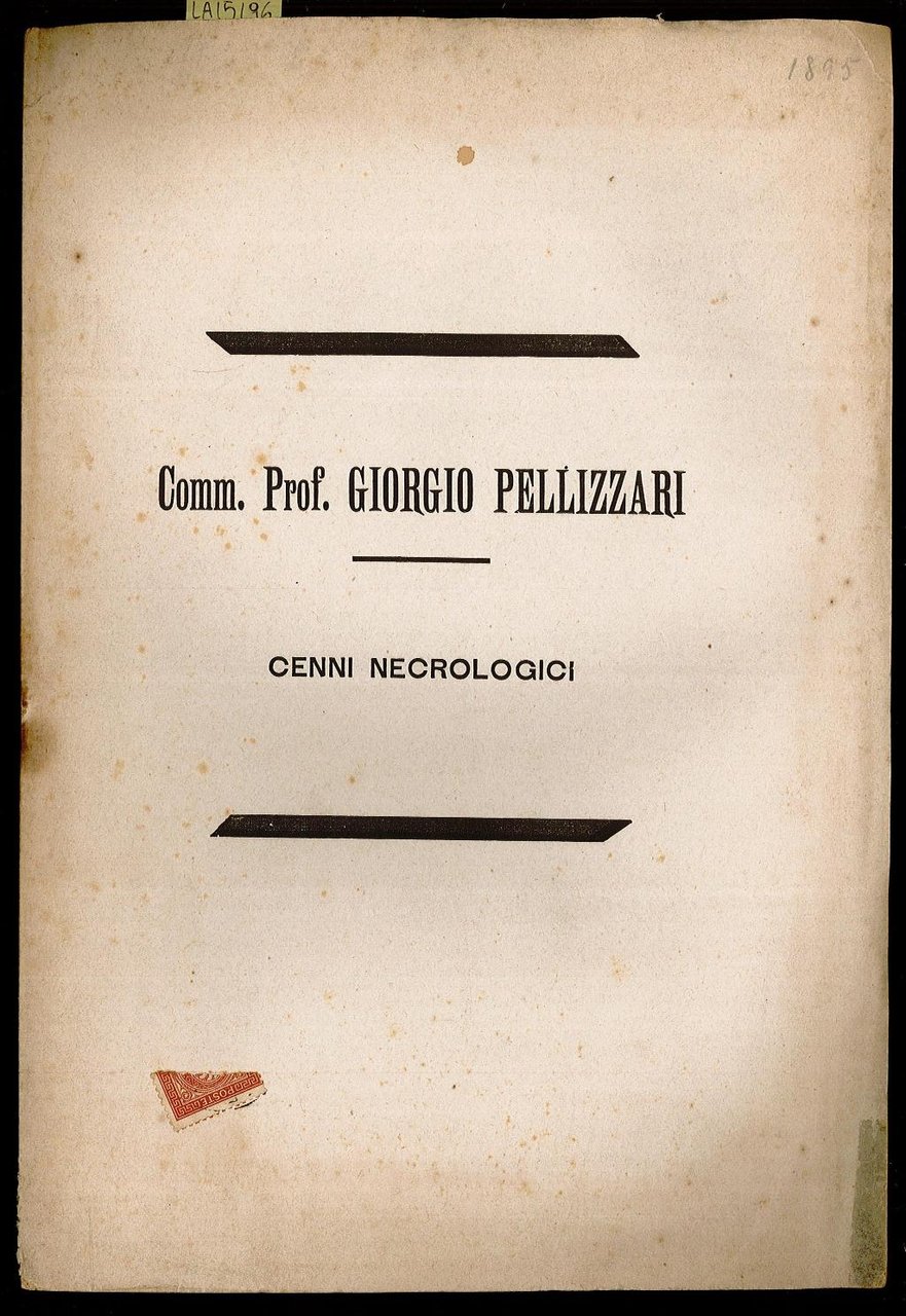 Giorgio Pellizzari cenni necrologici