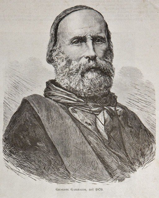Giuseppe Garibaldi, nel 1870