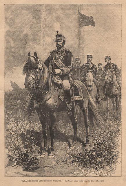 Gli avvenimenti dell’Estremo Oriente - Il Mikado alla testa del …