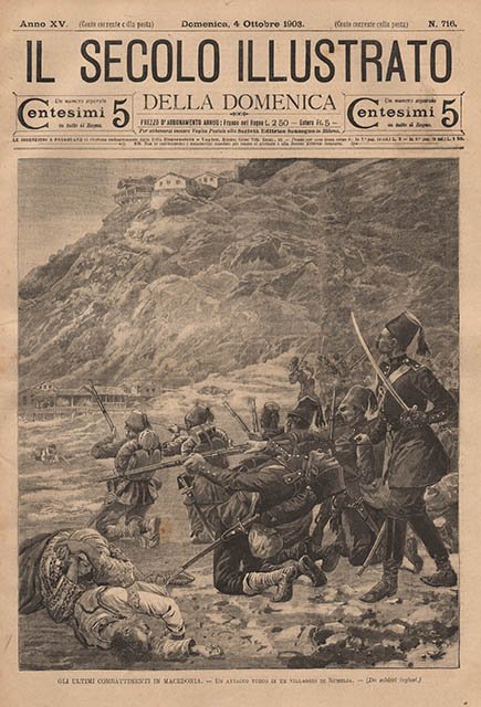 Gli ultimi combattimenti in Macedonia - Un attacco turco in …