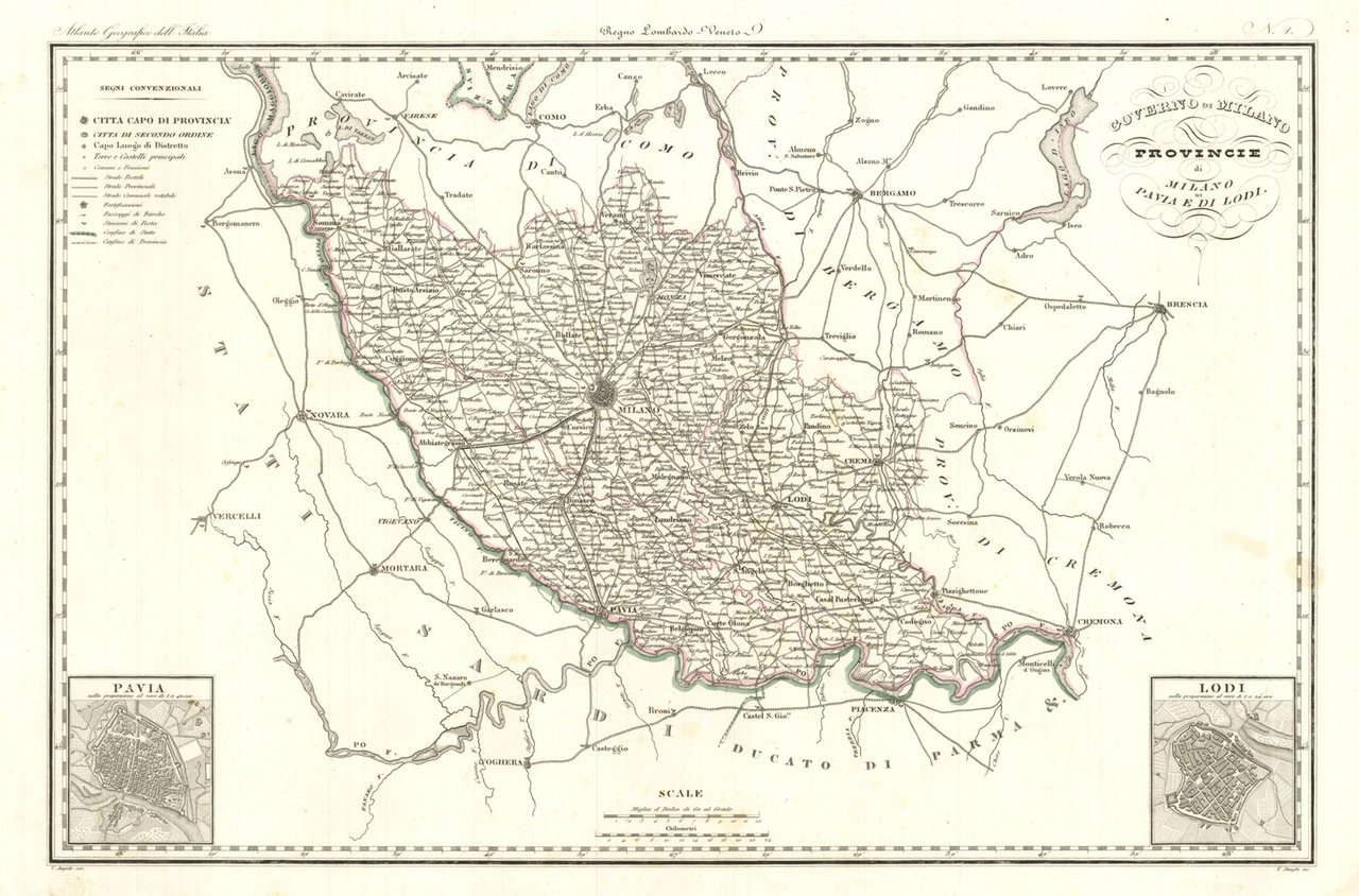 Governo di Milano. Provincie di Milano, di Pavia e di …