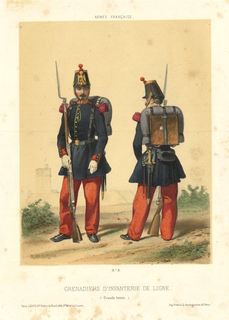 Grenadiers d'Infanterie de ligne (Grande tenue.)