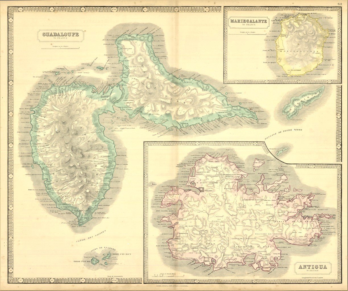 Guadaloupe in France - Mariegalante to France - Antigua to …