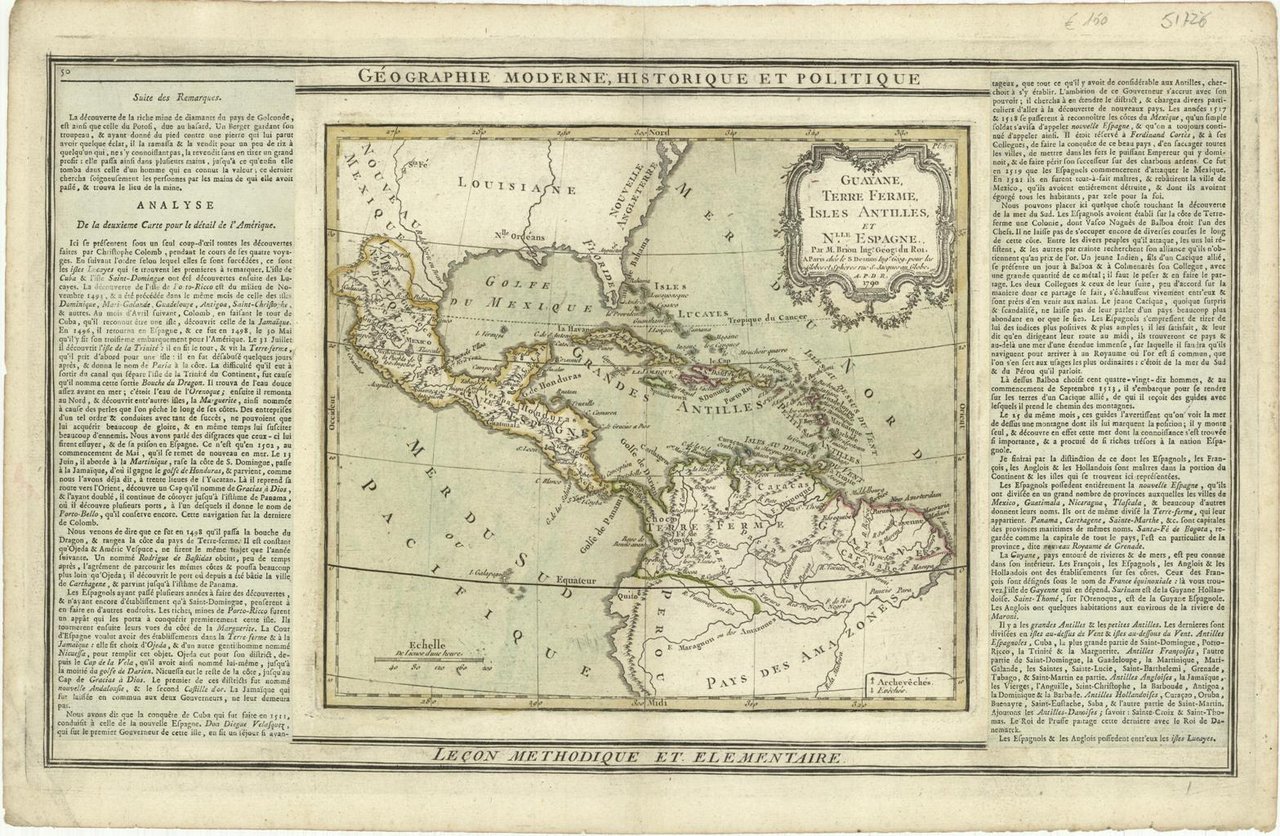 Guayane, Terre Ferme, Isles Antilles et N.lle Espagne