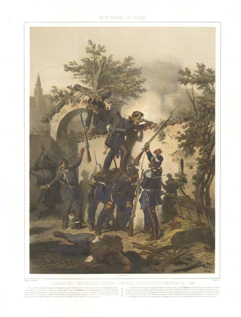 Guerra dell'Indipendenza d'Italia. Esercito piemontese nel 1848