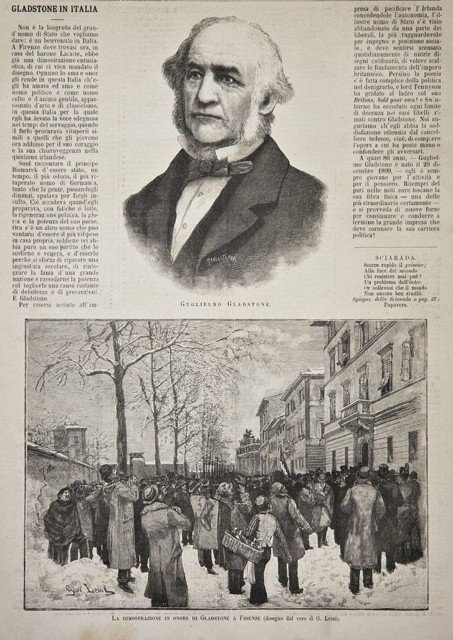 Guglielmo Gladstone / La dimostrazione in onore di Gladstone a …