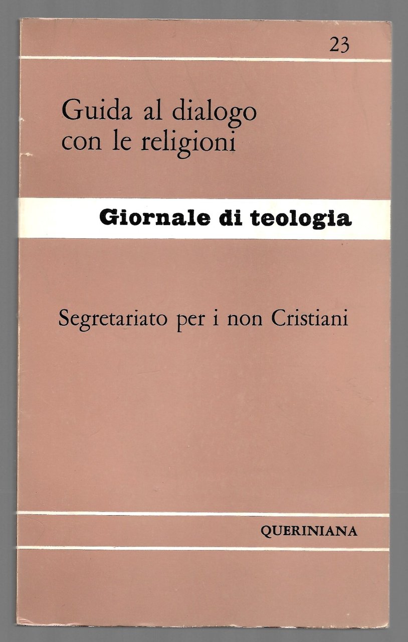 Guida al dialogo con le religioni - Segretariato per i …