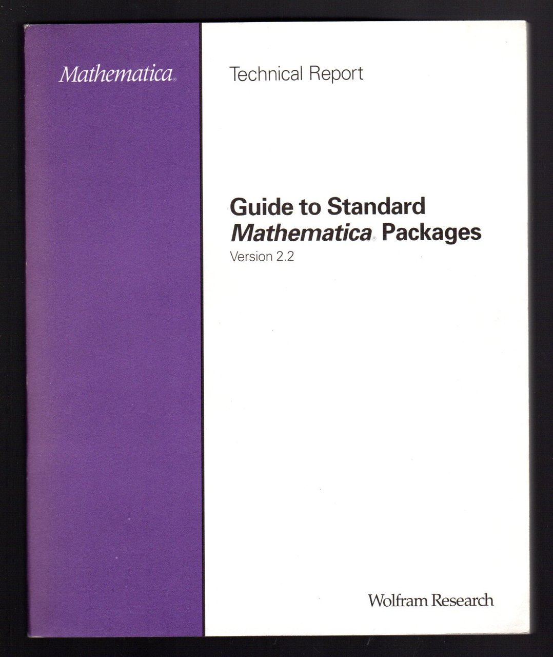 Guide to Standard Mathematica Packagesw