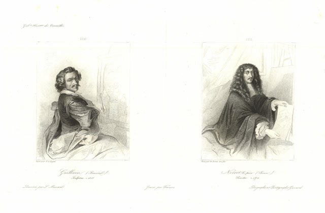 Guillain ( Simon) sculpteur . - Nocret pere (Jean) Peintre …