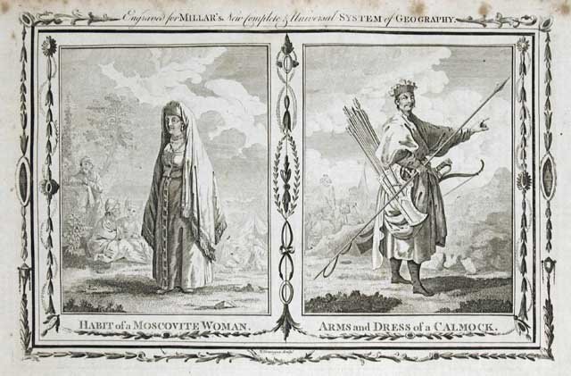 Habit of a moscovite woman - Arms and dress of …