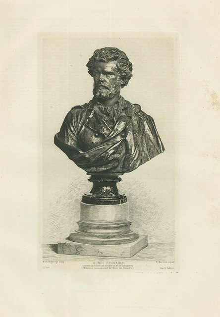 Henri Regnault d’apres le buste en bronze de M. Ch. …