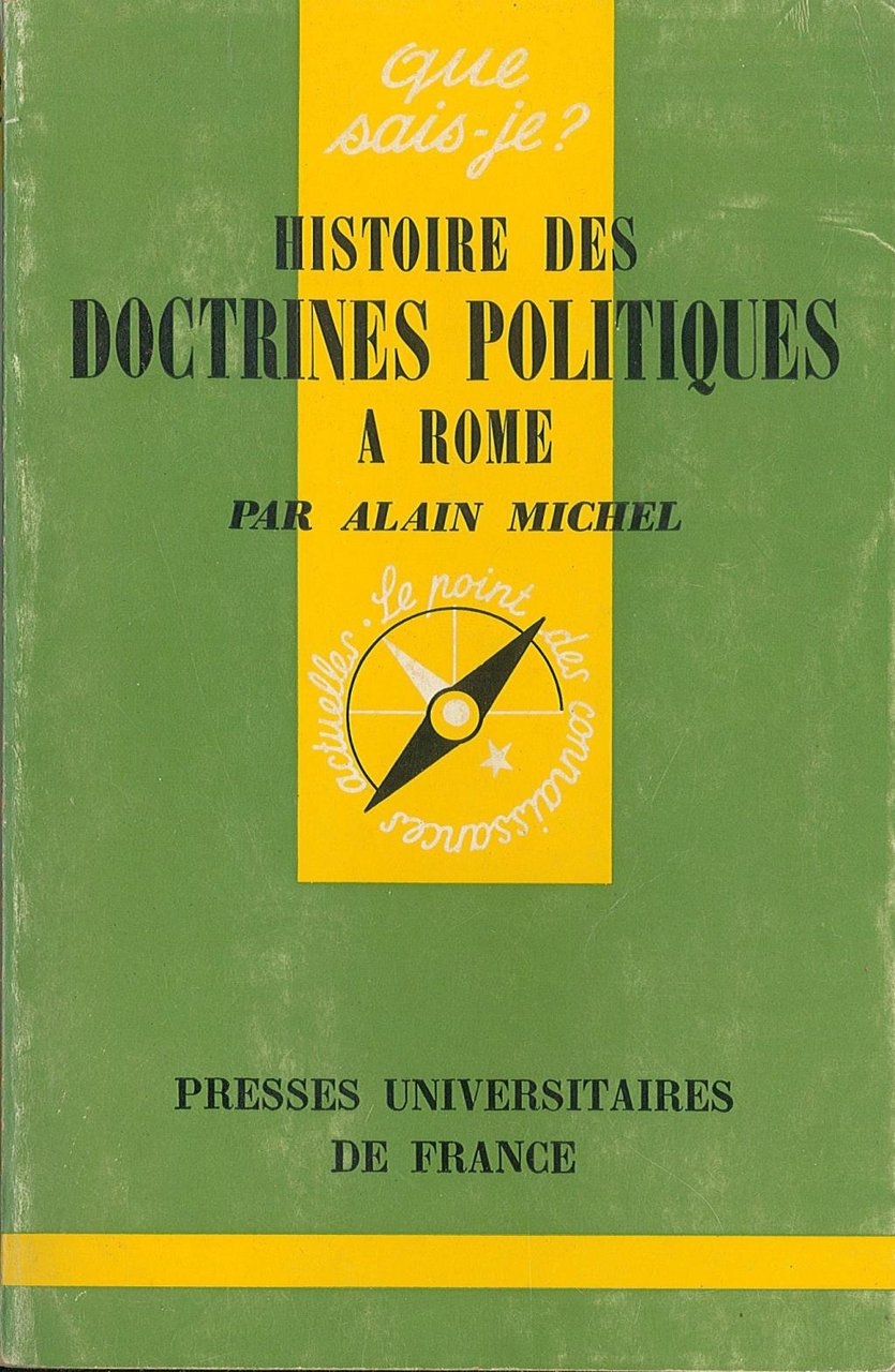 Histoire des doctrines politiques a Rome