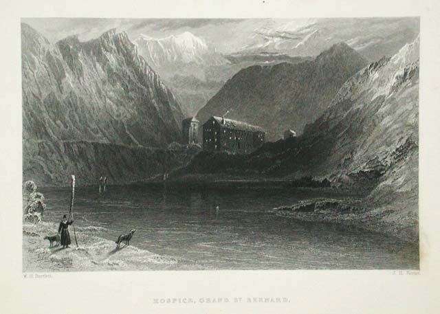 Hospice, Grand St. Bernard./ (Vallais)