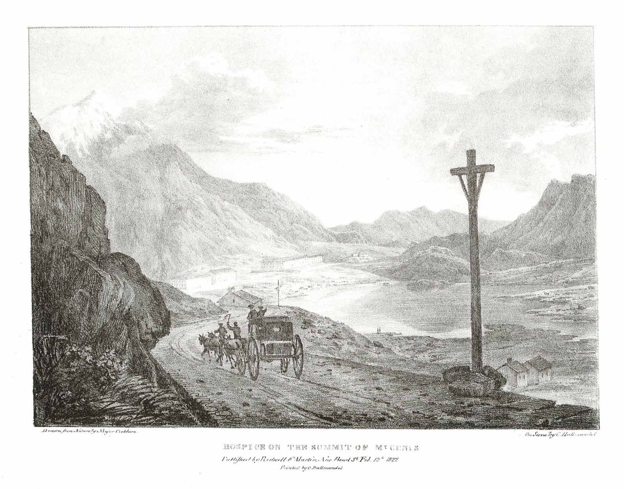 Hospice on the summit of Mt.Cenis