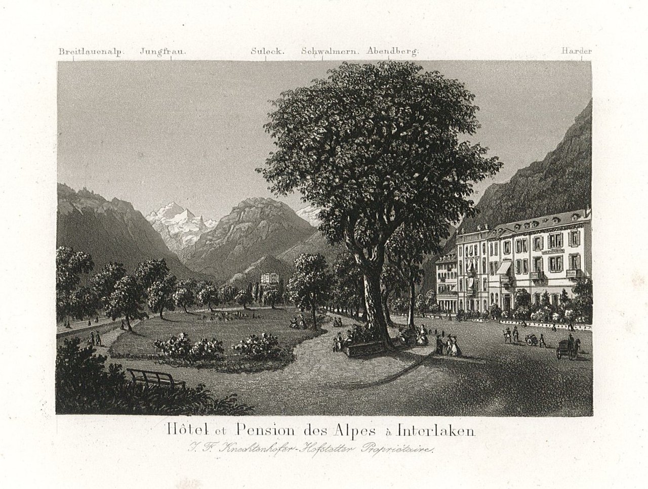 Hotel et Pension des Alpes à Interlaken