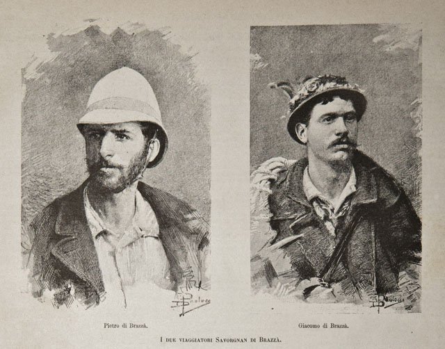 I due viaggiatori Savorgnan di Brazzà