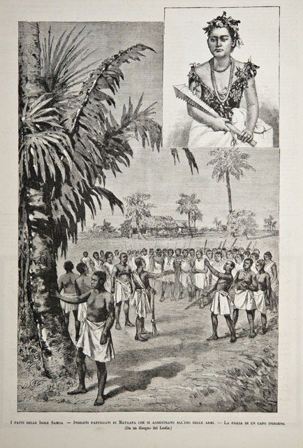 I fatti delle Isole Samoa / Indigeni partigiani di Mataafa …