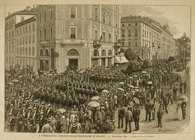 I funerali del sindaco Giulio Belinzaghi in Milano - I° …