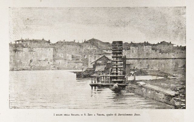 I mulini della Segasta di S. Zeno a Verona, quadro …