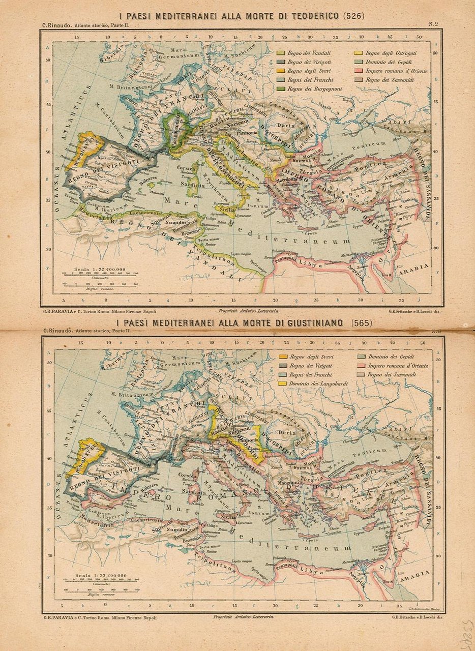 I Paesi mediterranei alla morte di Teodorico (526) - I …