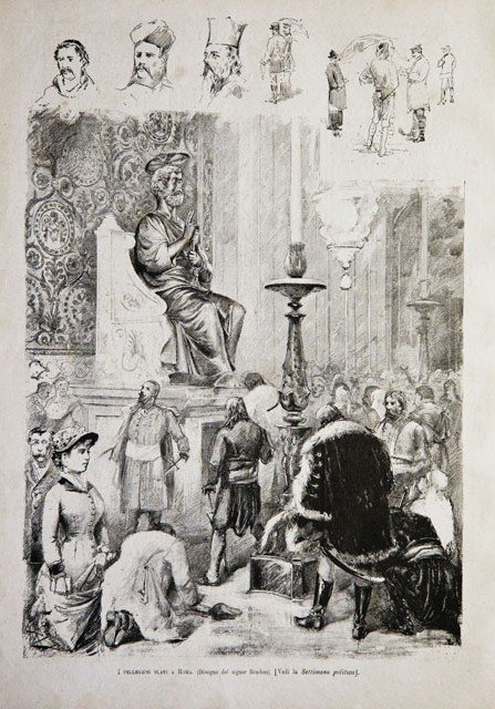 I pellegrini slavi a Roma