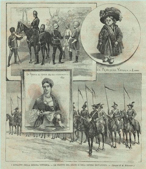 I ritratti della regina Vittoria - Le truppe del regno …