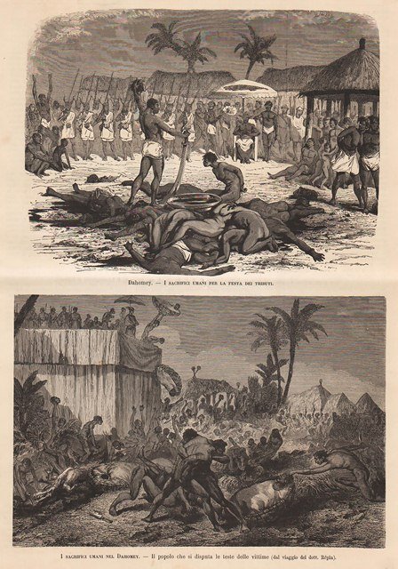 I sacrifici umani nel Dahomey - Il popolo che si …