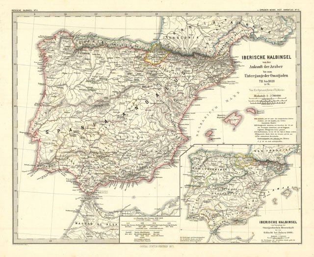 Iberische Halbinsel .