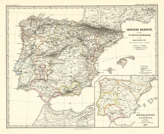 Iberische Halbinsel .
