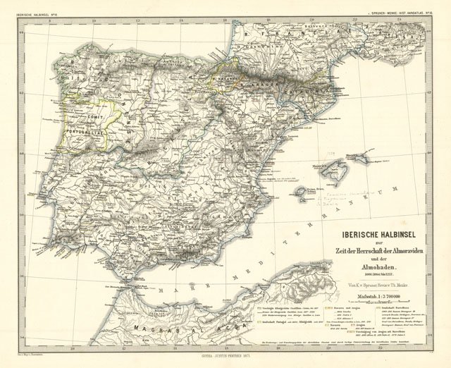 Iberische Halbinsel .