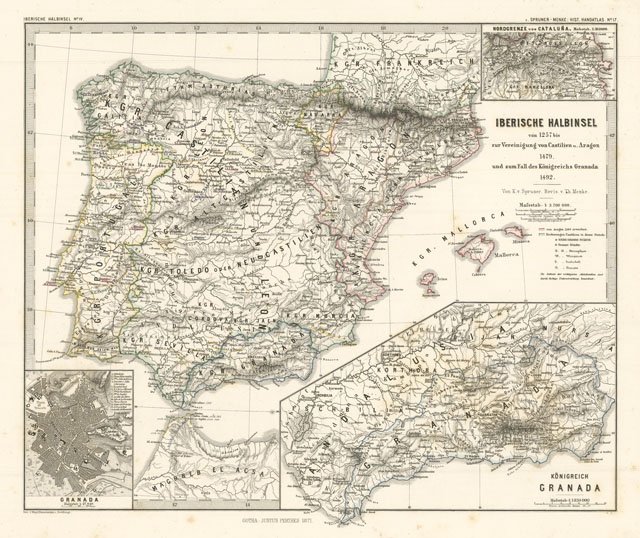 Iberische Halbinsel .