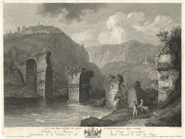 II.eme vue des ruines du pont d'Auguste sur la Nera … | Immagine principale