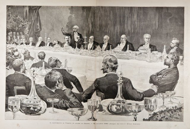 Il banchetto di Torino in onore di Crispi / 25 …