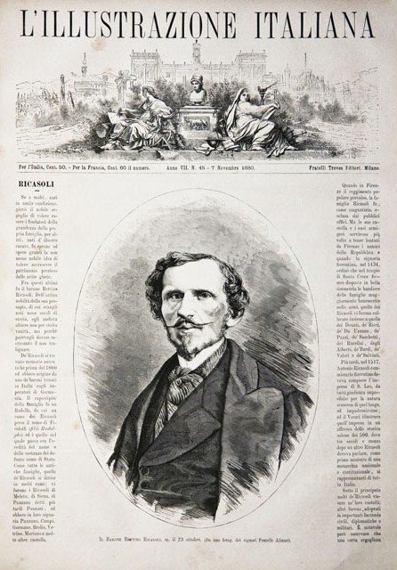 Il Barone Bettino Ricasoli, m. il 23 ottobre