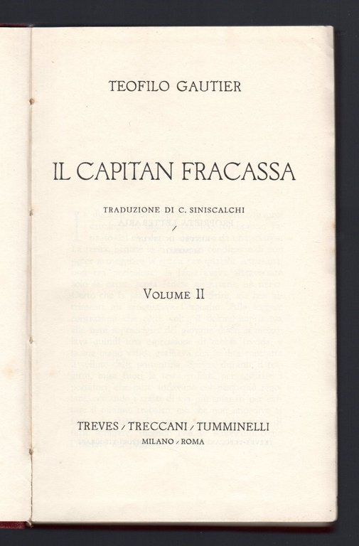 Il Capitan Fracassa. Volume II