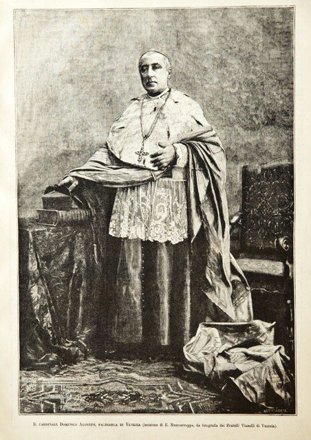 Il cardinale Domenico Agostini, patriarca di Venezia