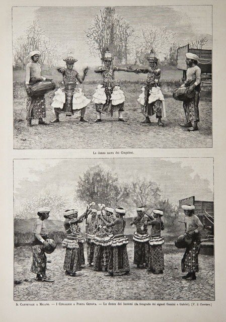 Il carnevale a Milano / I Cingalesi a Porta Genova