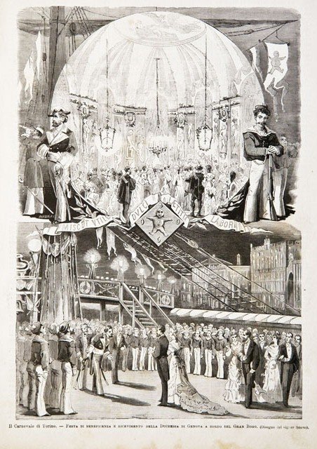 Il Carnevale di Torino.- Festa di beneficenza e ricevimento della …