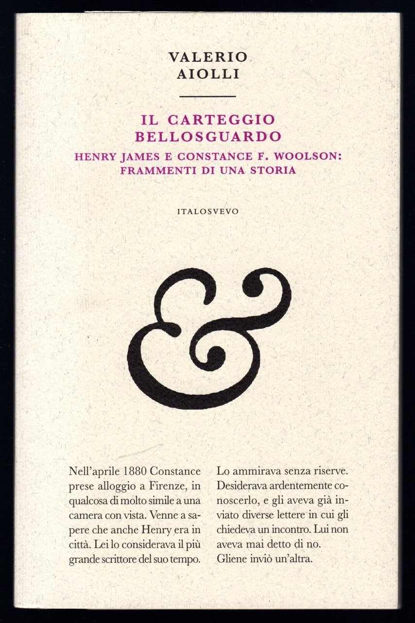Il carteggio bellosguardo