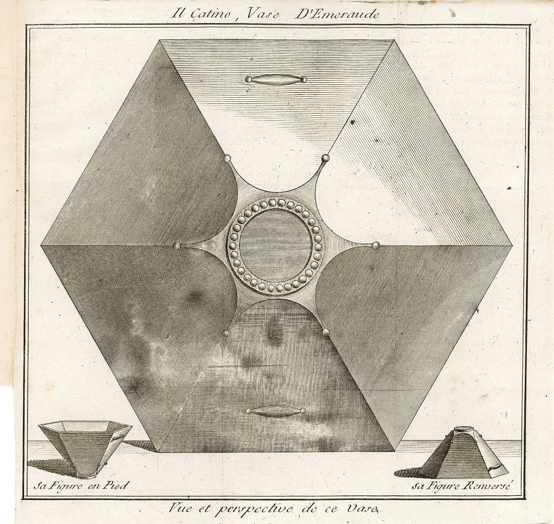 Il Catino Vase d'Emeraude