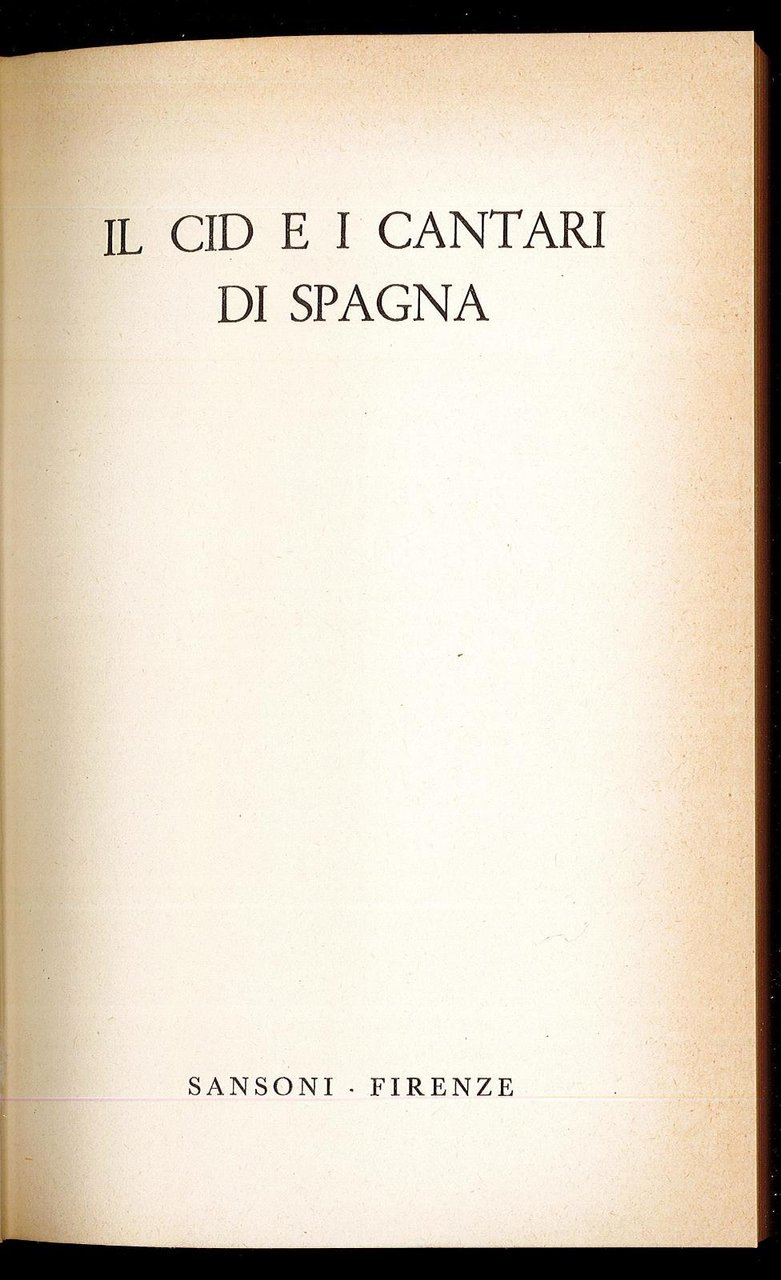 Il Cid e i cantari di Spagna | Immagine principale