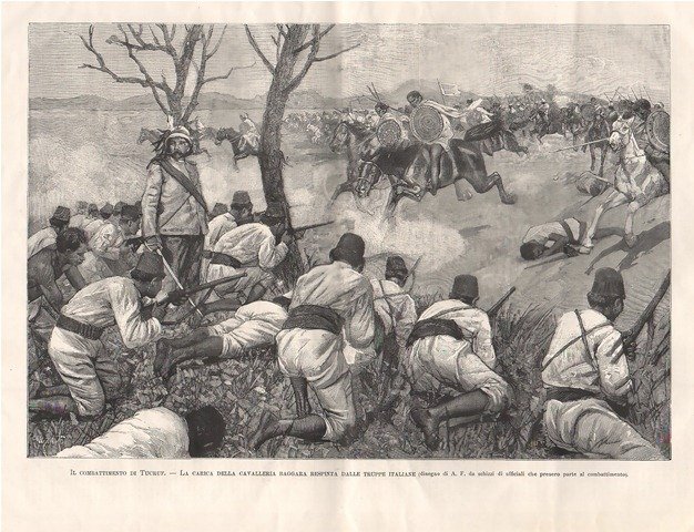 Il combattimento di Tucruf - La carica della cavalleria baggara …
