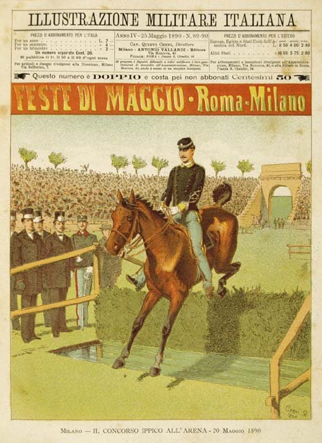 Il concorso ippico all'Arena - 20 Maggio 1890