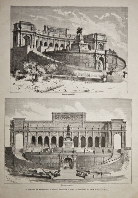 Il concorso pel monumento a Vittorio Emanuele a Roma / …