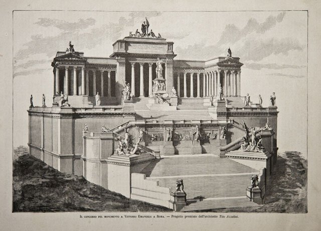 Il concorso pel monumento a Vittorio Emanuele a Roma / …
