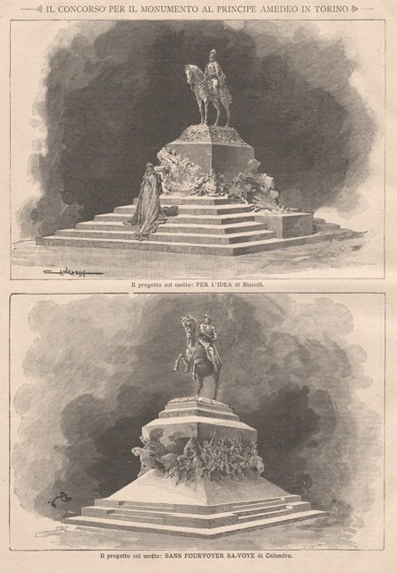 Il Concorso per il monumento al principe Amedeo in Torino …
